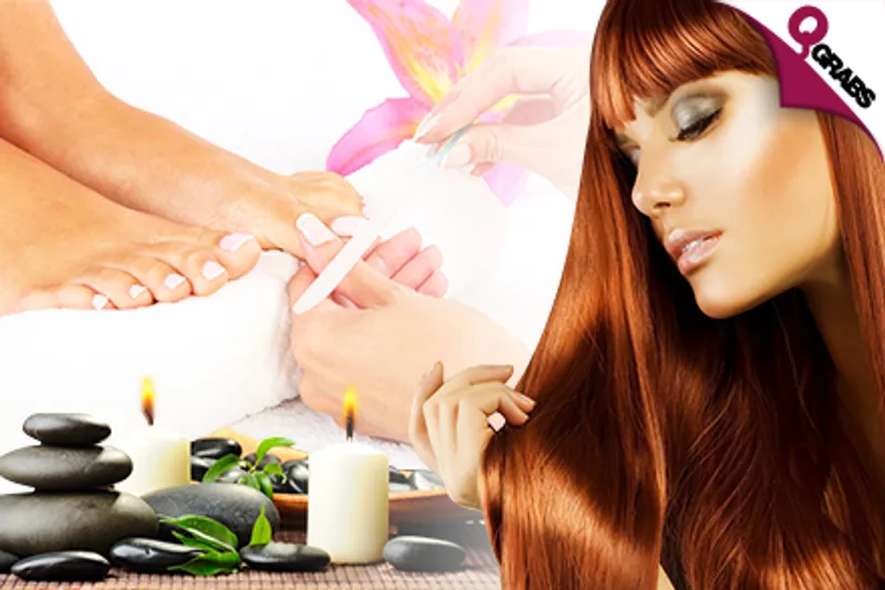 For QR149 Enjoy a Candle Massage & Luxury Pedicure OR for QR222 Try Ombre Hair Color with Blow Dry OR for QR899 Get an OrganiQ Keratin Hair Treatment! (QR450/QR600/QR2500 Value)